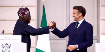 French President Emmanuel Macron during an official state engagement ahead of his planned visit to Nigeria.