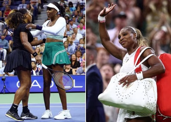 Serena Williams and Venus Williams preparing for their doubles comeback at the Cincinnati Open.