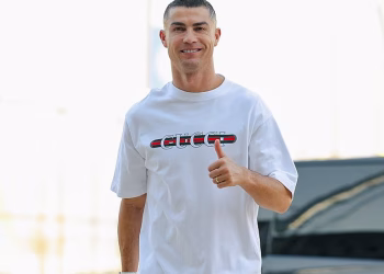 Cristiano Ronaldo all smiles during Al-Nassr training following shocking Portugal walkout